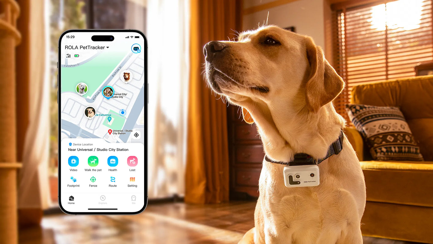PetCollar Camera & Real Time GPS Tracker ROLA