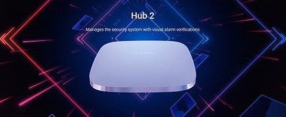 AJAX TCP-IPGSM Alarm Hub2 (Supports PIR With Video Verification)