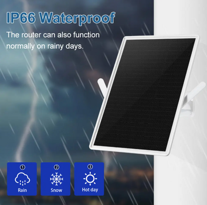 Outdoor Wireless 4G/5G LTE Sim Card Solar WIFI Router